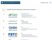 Tablet Screenshot of inboedelverzekeringen.com